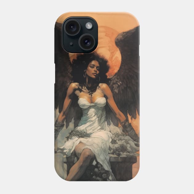 Angel Lady Phone Case by PlushFutura