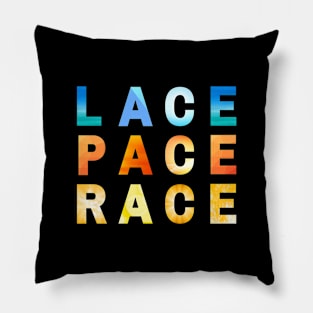 Lace Pace Race Pillow