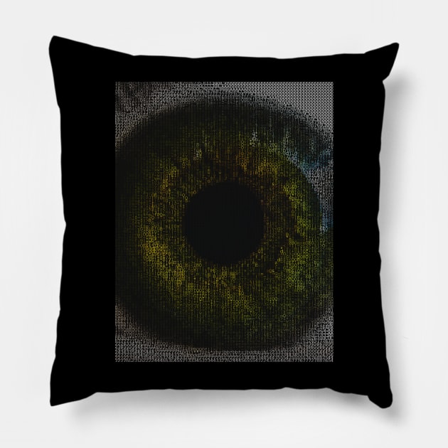 The coded eye Pillow by Astroidworld