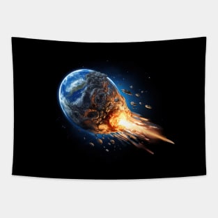 Cosmic Cataclysm: When Worlds Collide Tapestry