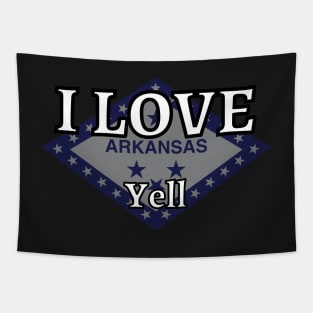 I LOVE Yell | Arkensas County Tapestry