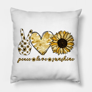 Peace love sunshine Pillow