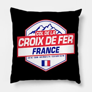 Col de la Croix de Fer Cycling France Pillow