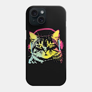 Gamer Cat Music Lover Phone Case