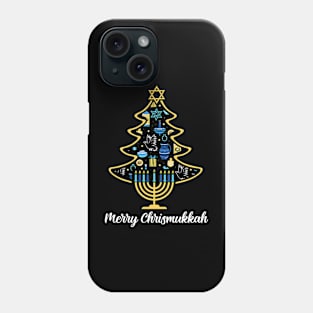 Merry Chrismukkah Christmas Tree Hanukkah Chanukah Jewish Phone Case