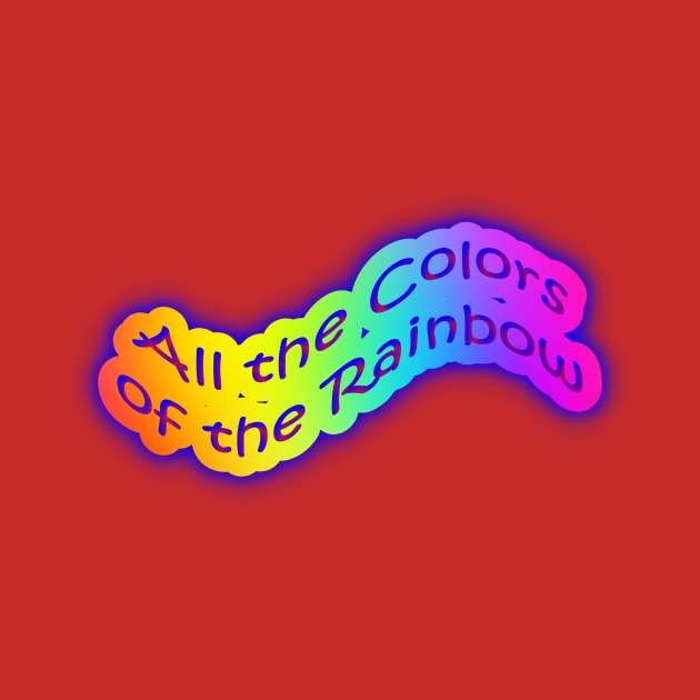 All The Colors of the Rainbow Words by Creative Creation