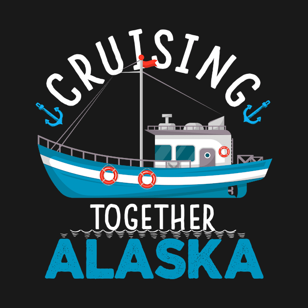 Cruising Alaska 2022 Anniversary Couples Beach Cruiser by Fox Dexter