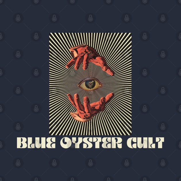 Hand Eyes Blue Oyster Cult by Kiho Jise