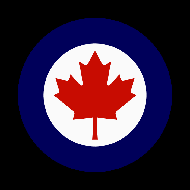 Roundel of the Royal Canadian Air Force by Virhayune