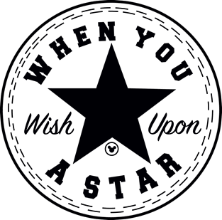 Wish Upon A Star (Black) Magnet