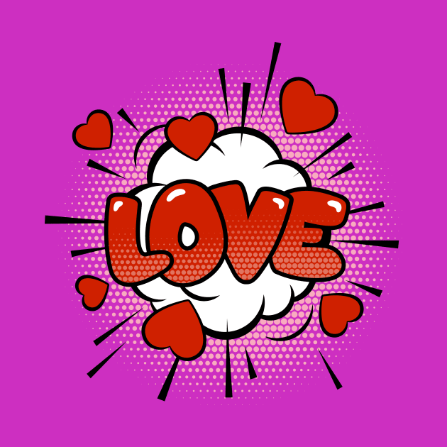 Love Speech Bubble by JunkyDotCom