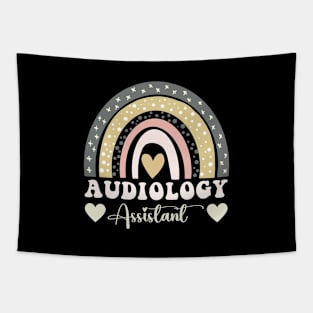 Audiology Assistant Rainbow Appreciation Day Tapestry