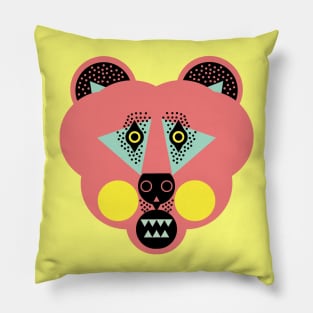 Grizzly Bear Face, Original Pillow