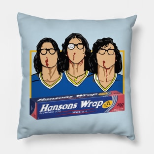 Hanson Brothers Hockey Slapshot Aluminum Foil Pillow