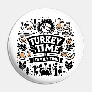 Turkey and Gratitude on the Menu Pin