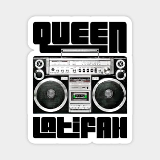 Queen Latifah / Original Retro Fan Art Design Magnet