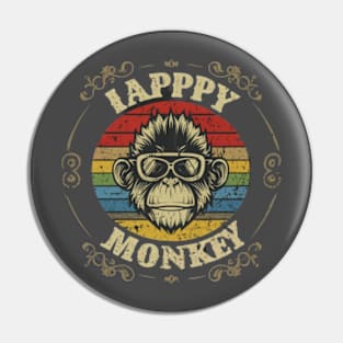 Happy Monkey Pin