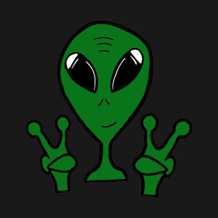 Alien bro double peace T-Shirt