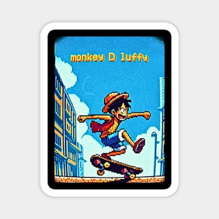 Luffy Skaterboy Magnet