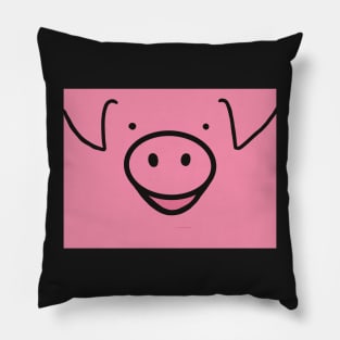 Pink Piggy Pillow