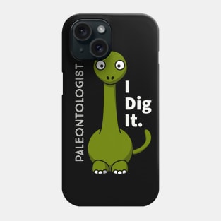 Paleontologist dinosaur Phone Case