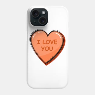 Valentine Candy Heart Cartoon Phone Case