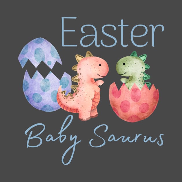 Easter Saurus Egg Blue by Clue Sky