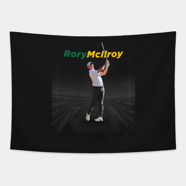 Rory Mcilroy Tapestry by zarafaart