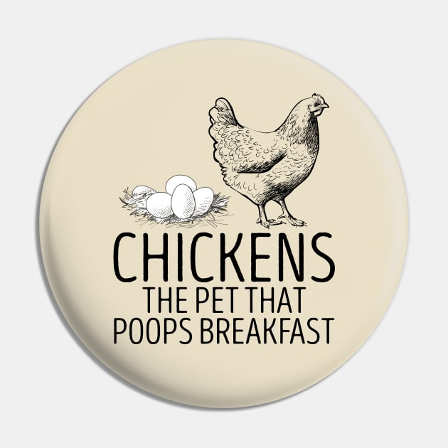 chickens the pet that poops breakfast Pin by DragonTees