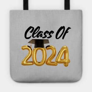 Foil Balloons Funny Graduation Party Class Of 2024 Tote