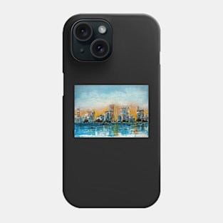 City Scape Waterfront - Watercolour Phone Case