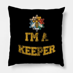 I'm A Beekeeper Vintage Pillow