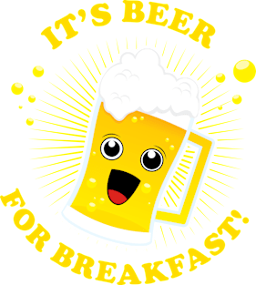 Beer For Breakfast Magnet