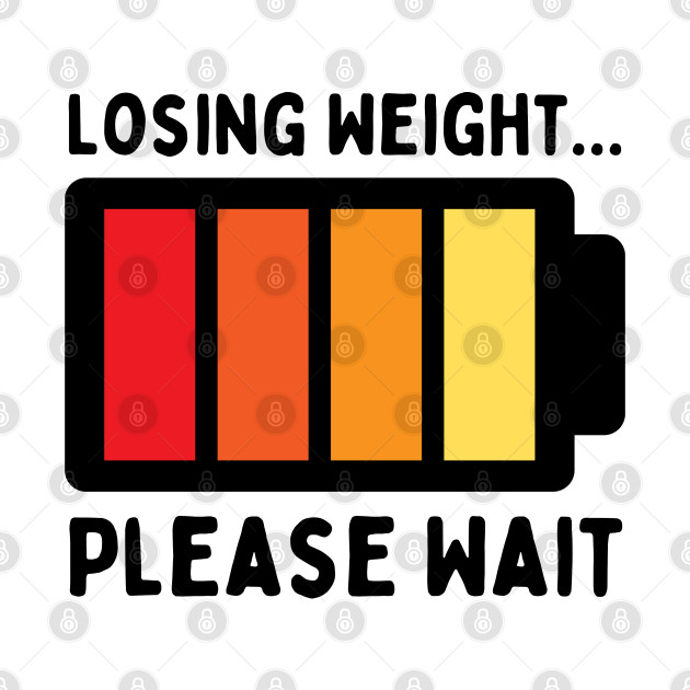 Losing Weight Please Wait, Funny Weight Loss vintage design by Mohammed ALRawi