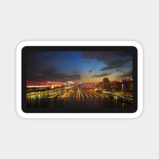 Sunset at Victoria Dock (Star Wars edition) Magnet