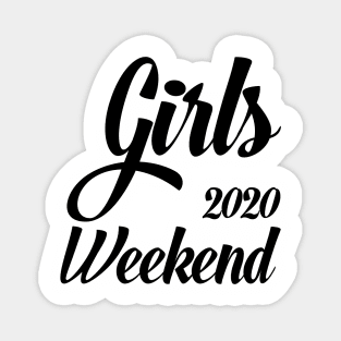 Girls Trip Cute Girls Weekend 2020 Mask Girls Trip 2020 Mask girls weekend trips Magnet