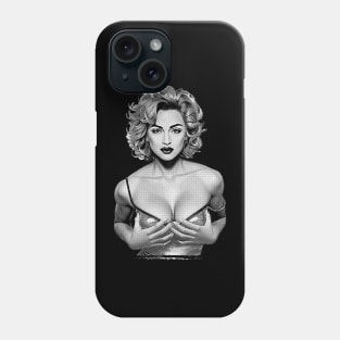 Madonna Pop Art Vintage Halftones Phone Case