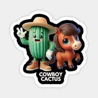 COWBOY CACTUS Magnet