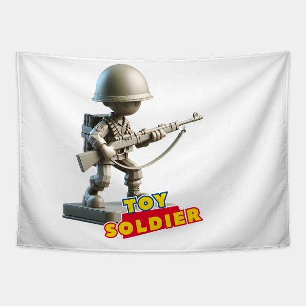 Toy Soldier Tapestry by Rawlifegraphic