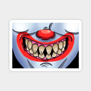 Scary Clown Face Magnet