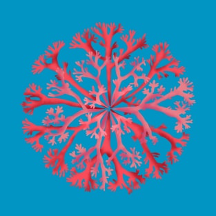 Coral rosette T-Shirt