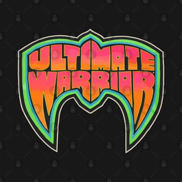 Ultimate Warrior Mask Pro Wrestling FanArt Tribute by darklordpug