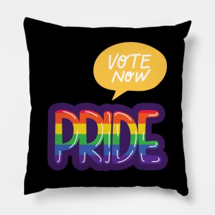 LGBTQ+ Gay Pride Vote now, 2020 Election for the American President Pillow