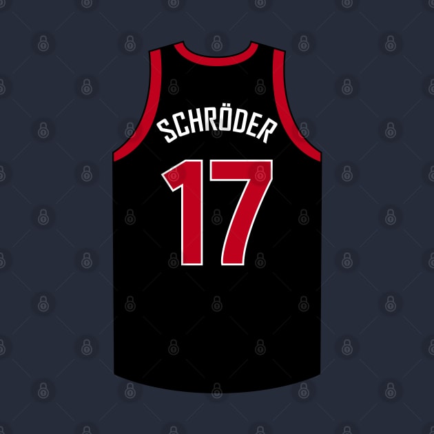 Dennis Schröder Toronto Jersey Black Qiangy by qiangdade