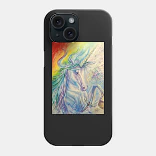 Rainbow unicorn Phone Case