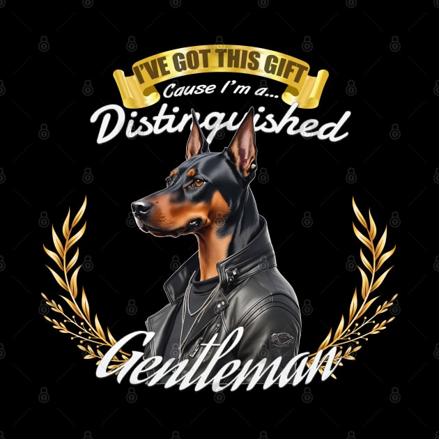 The Distinguished Doberman Gentleman by Asarteon