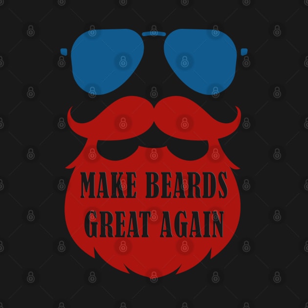 Mens Make Beards Great Again Beard designs for Him Men Gift 1 by merchlovers