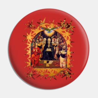 Pentecost Holy Spirit Virgin Mary and the Apostles Pin