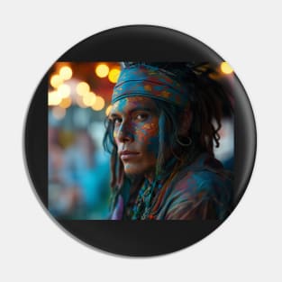 American Indian, Portraits 001 Pin