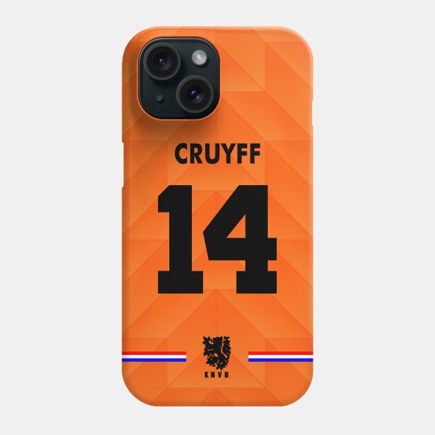 Cruyff 14 Phone Case by InspireSoccer